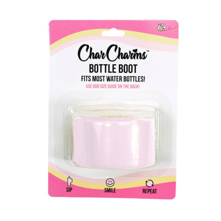 Bota de botella rosa claro para venta al por mayor de CharCharms