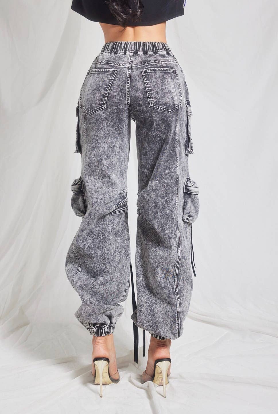 WFFS – wholesale Pants – Women's – Jogger Cargo Pant Spandex2