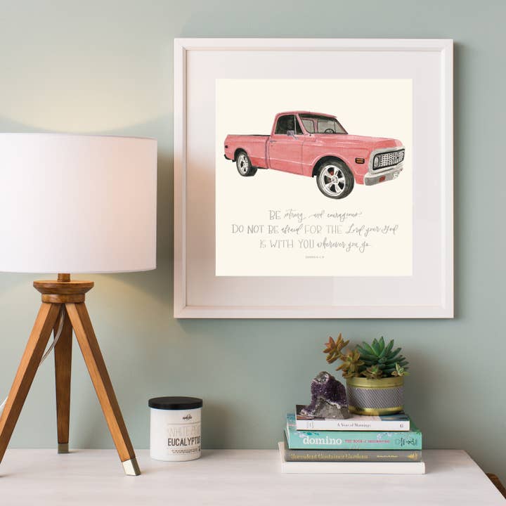 Stampa Vintage Truck per la vendita all'ingrosso da parte di Two Peas Paper Co.