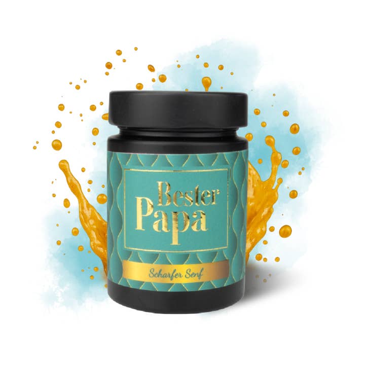 Bester Papa Senf - scharfer Senf für den Großhandel von Altenburger Senf & Feinkost GmbH & Co. KG