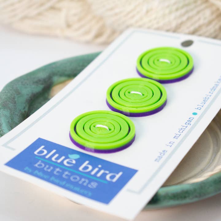 Blue Bird Makery - Wholesale Sewing Button/Snap - 25mm Circles Buttons4