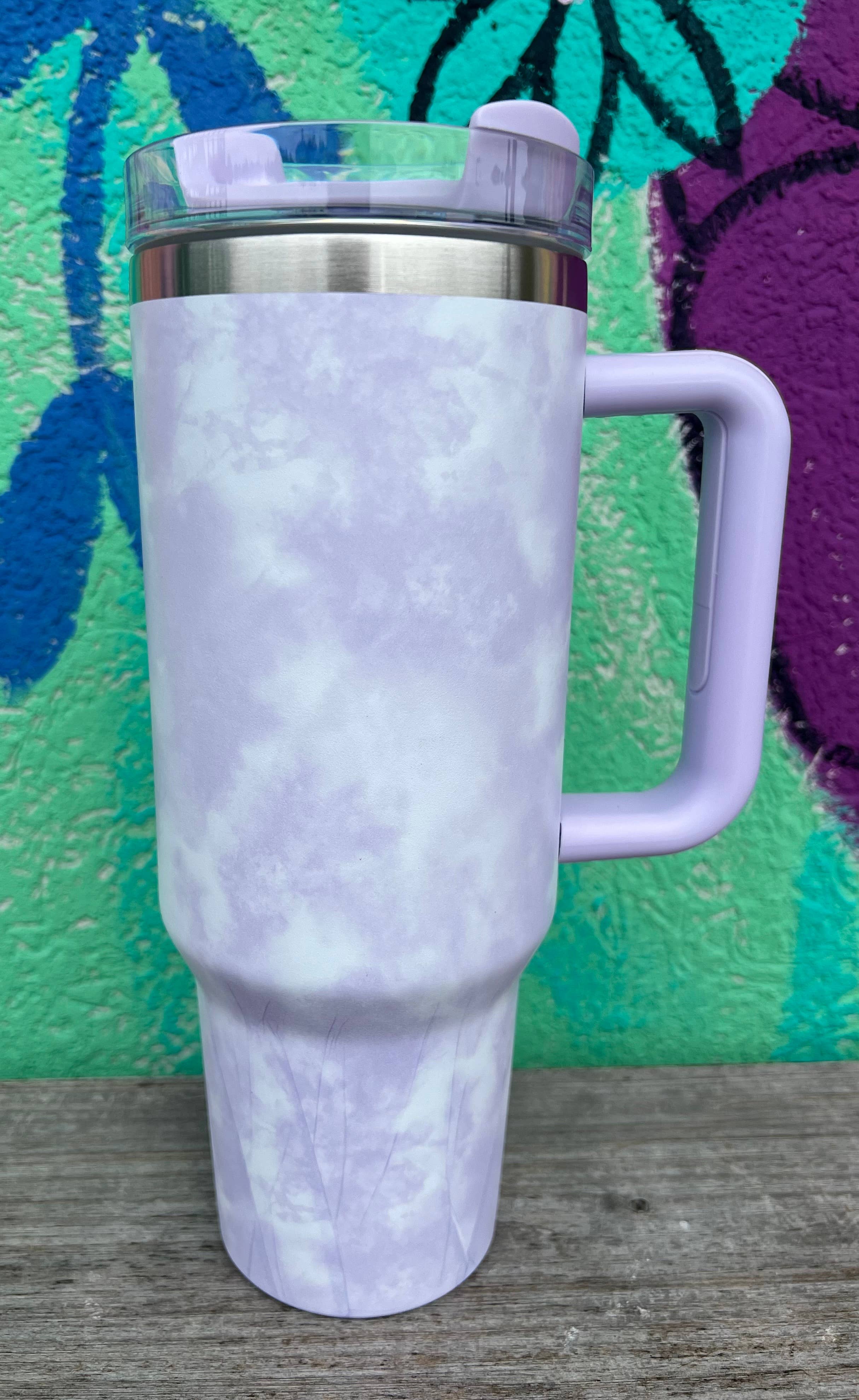 Briano Wholesale - Wholesale Insulated Mug/Tumbler - Tie Dye Cloud 40oz Tumblers2