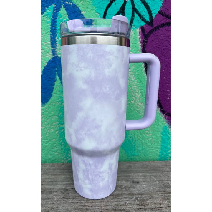 Briano Wholesale - Wholesale Insulated Mug/Tumbler - Tie Dye Cloud 40oz Tumblers2
