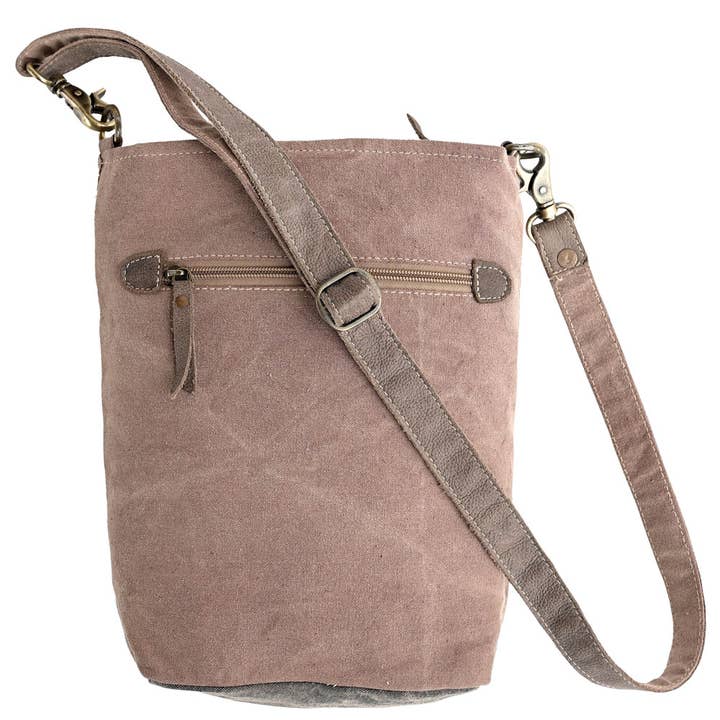 Clea Ray Canvas Bags & Clothing - Wholesale Crossbody Bag - Women's - PEACE BUS CROSSBODY BAG1