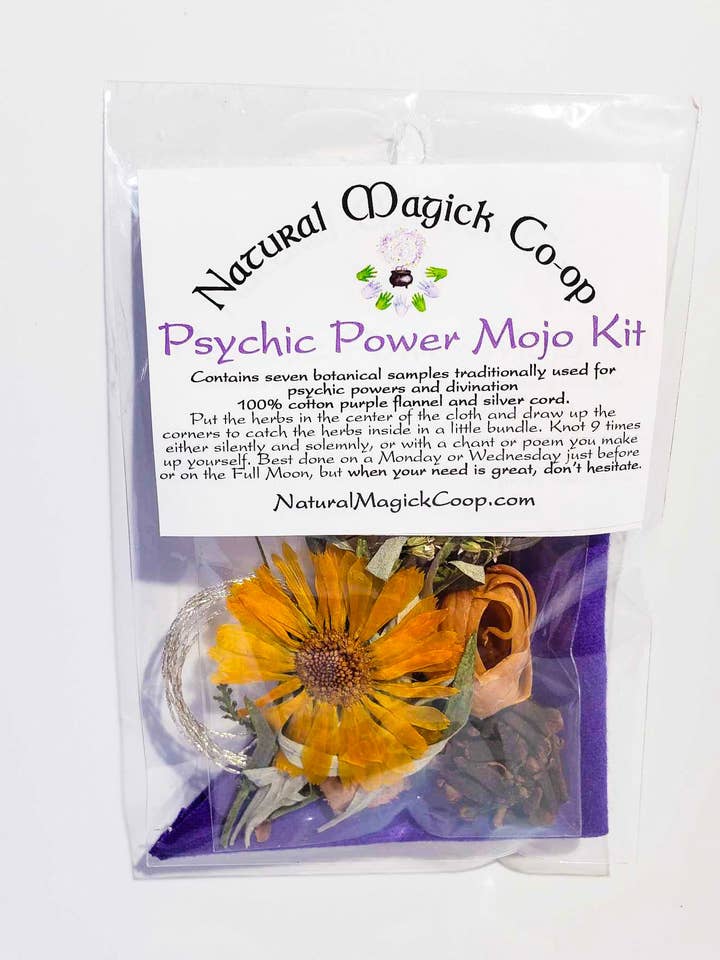 Psychic Power Magick Mojo Kit for wholesale by Natural Magick Co-op