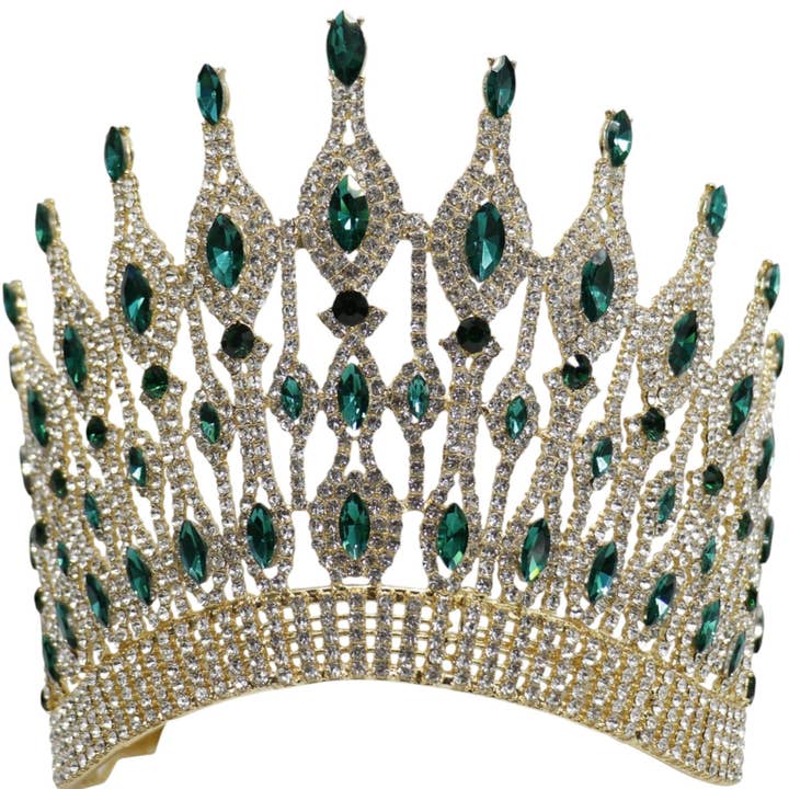 TAPA fashion - Wholesale Tiara - Women's - Crystal Tiara Crown HT0956 (1PC)5