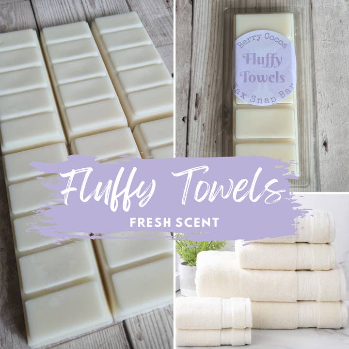 Fluffiest Towels for wholesale by Berry Cocoa Handmade Wax Melts