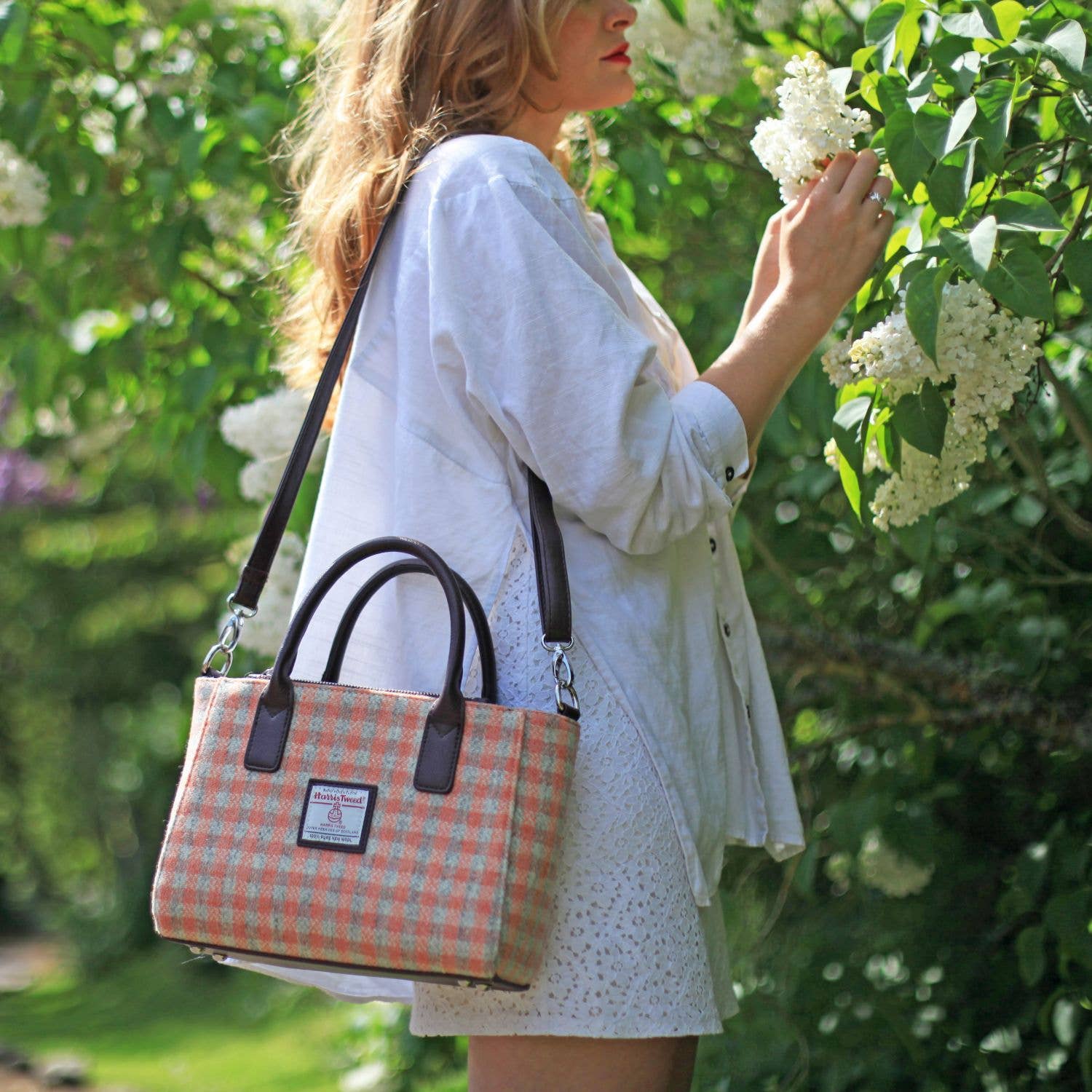 Dublin Gift Company - Vente Tote bag – femme - Petit sac cabas en tweed Harris3