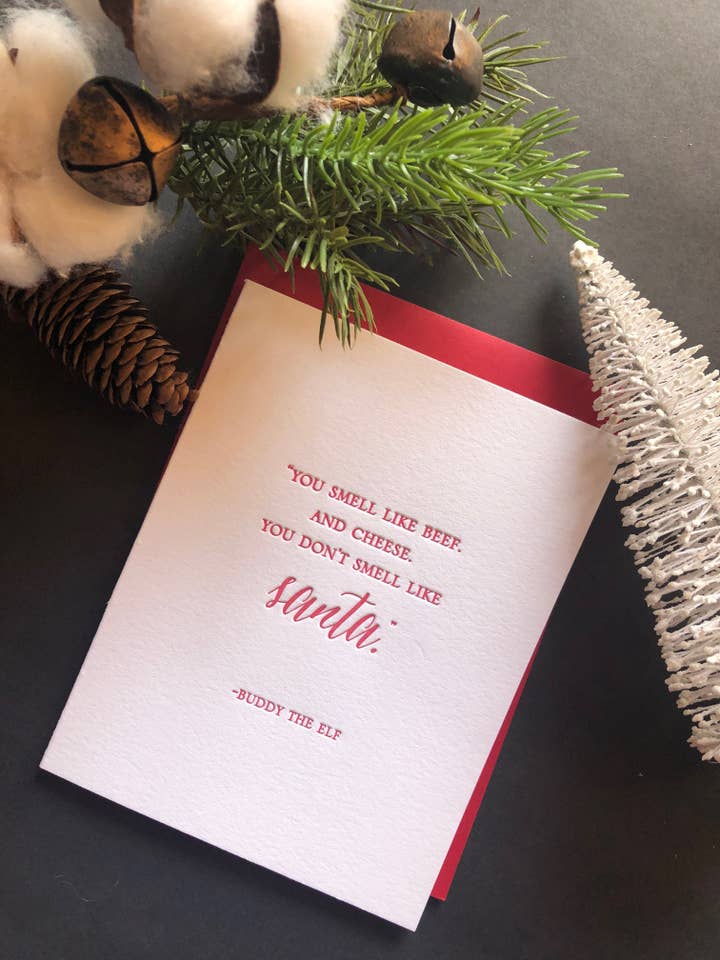 Christmas : Elf for wholesale by jill.cate letterpress