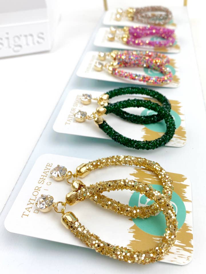 Glitter Teardrops for wholesale by Taylor Shaye Designs