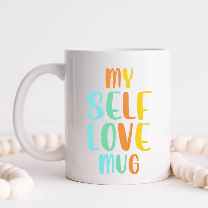 Selbstliebe Tasse, inspirierende Tasse, Bewusstsein für psychische Gesundheit für den Großhandel von Hm Mugs