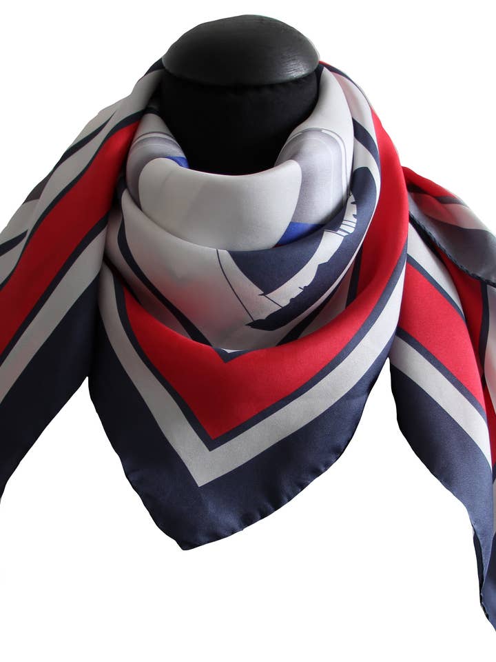 100% Seidenschal Dis 5432 für den Großhandel von tessago