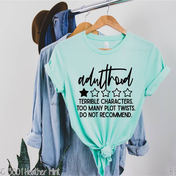 Bama Screens - Wholesale Sublimation Transfer - Adulthood Do Not Recommend #BS19271