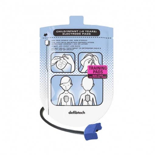 Eletrodos infantis Defibtech Lifeline TRAINER por atacado de AEDmaster