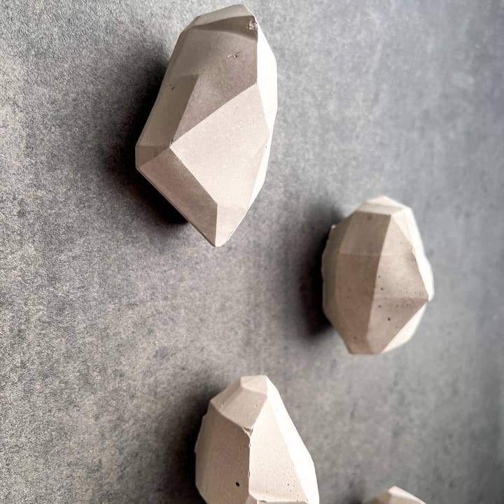 Minimal Loot Design - Wholesale Wall Hook - Geometric Wall Hook, Concrete Wall Hook, Irregular Knob, Towel Hook, Wall Hanger, Cement Wall Decor, Minimalist, Modern Wall Peg