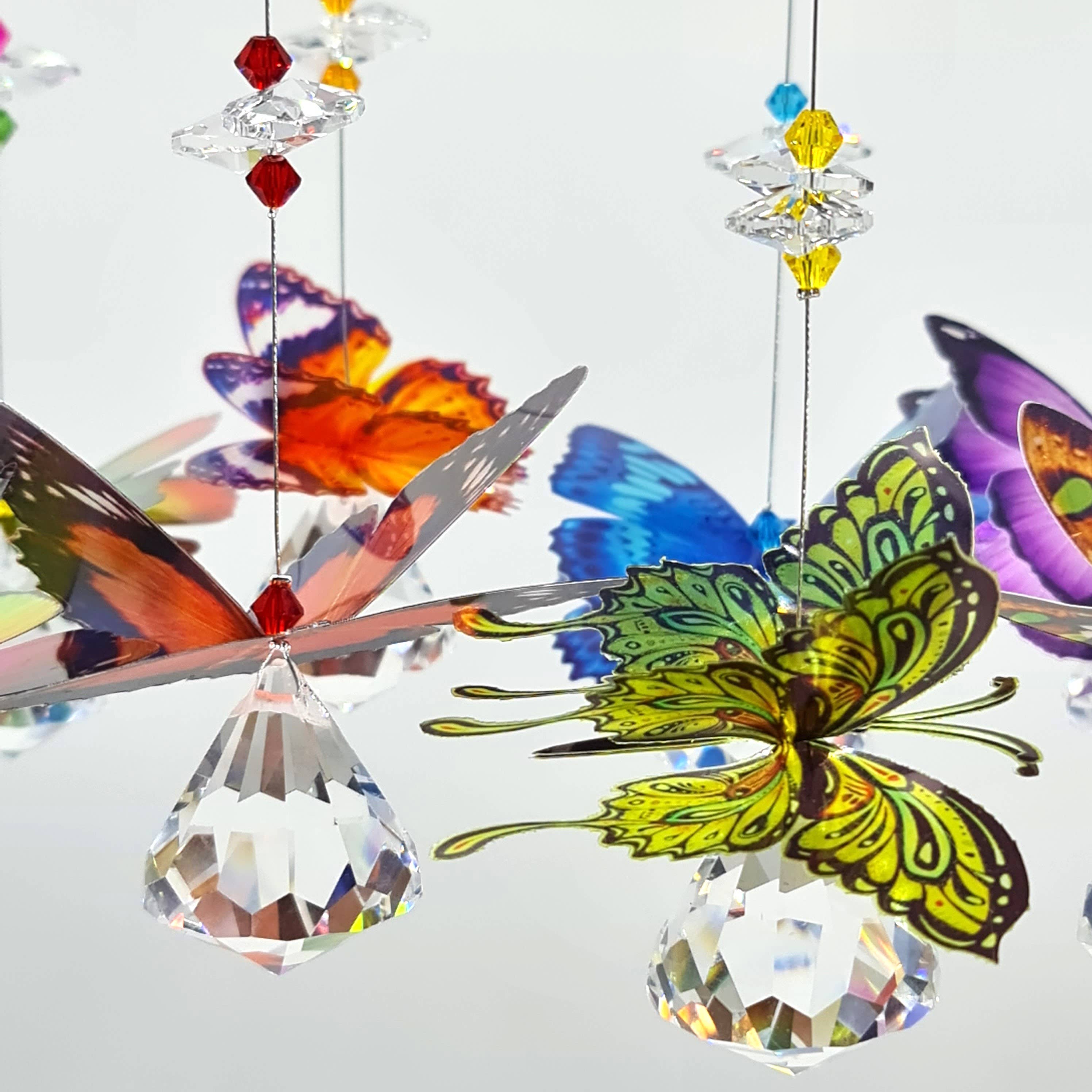 Gifts N Crystals - Wholesale Suncatcher - Butterfly Suncatchers mixed pack of 5- small size4