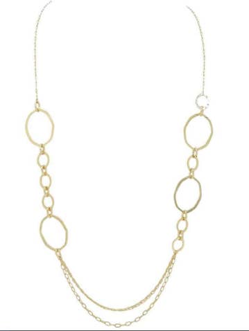 Maura's Oval Long Link Necklace for wholesale by My Girl in LA