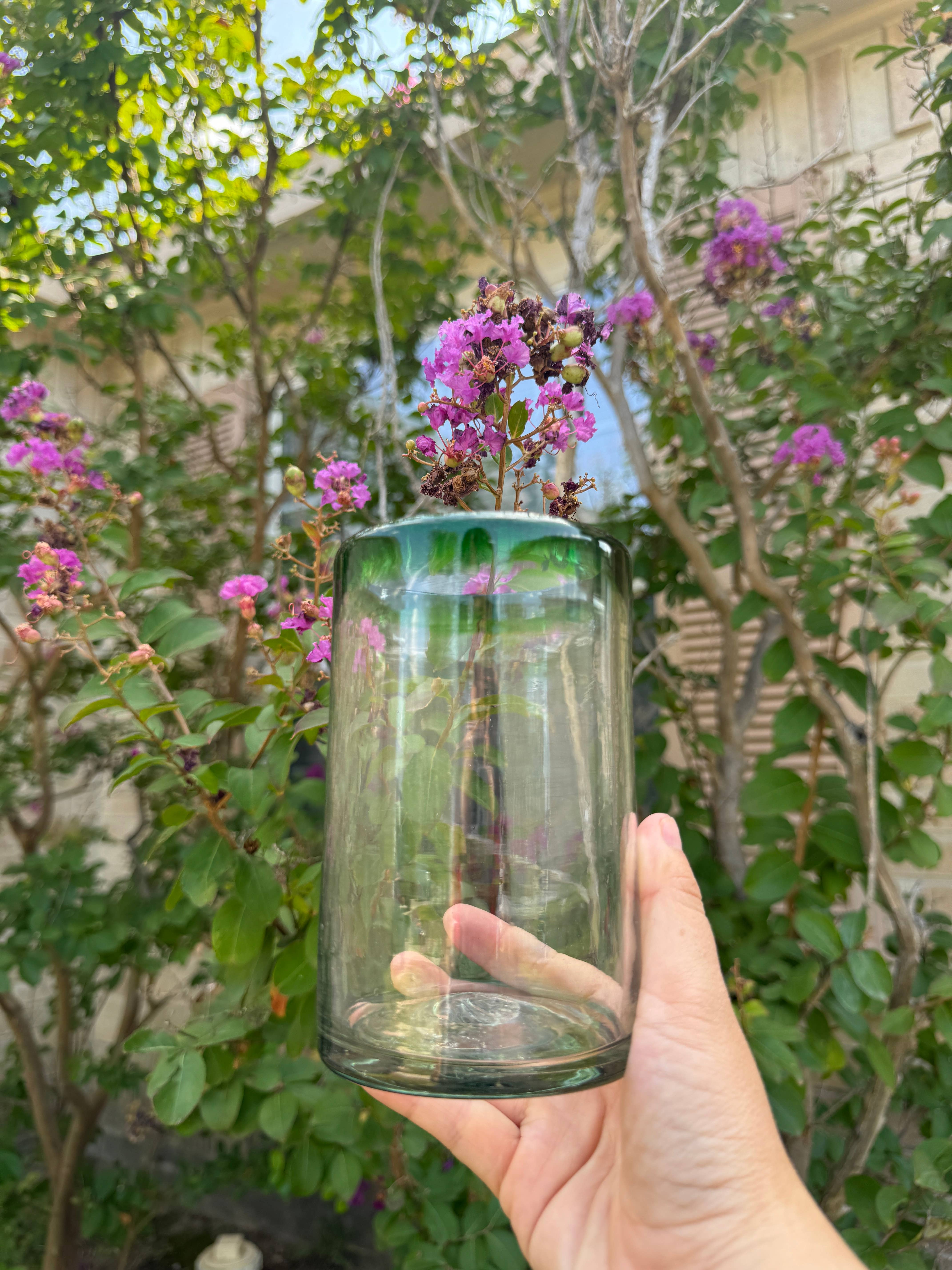 Doña Cata Art – Engroshandel Drikkeglas/kop – Sæt med 12 høje håndblæste mexicanske briller 14 oz3