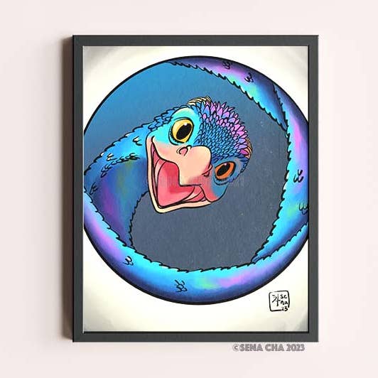 Into The Cup You Go | Kunstdruck für den Großhandel von NERDY PAPER CO.