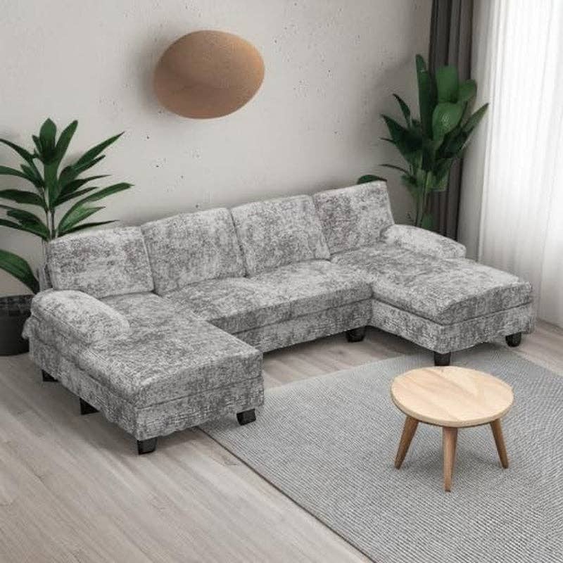 ShipItFurniture - Wholesale Sofa - 2 Piece Fabric Sectional Sofa With Reversible Chaise5