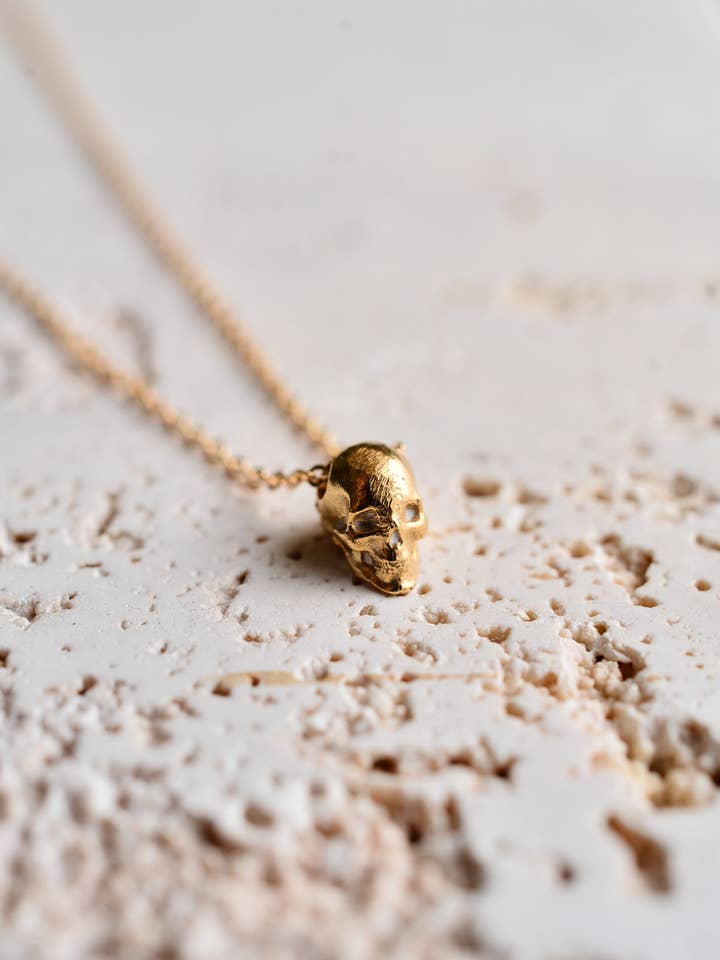 Mini Calavera Necklace for wholesale by Montestruque