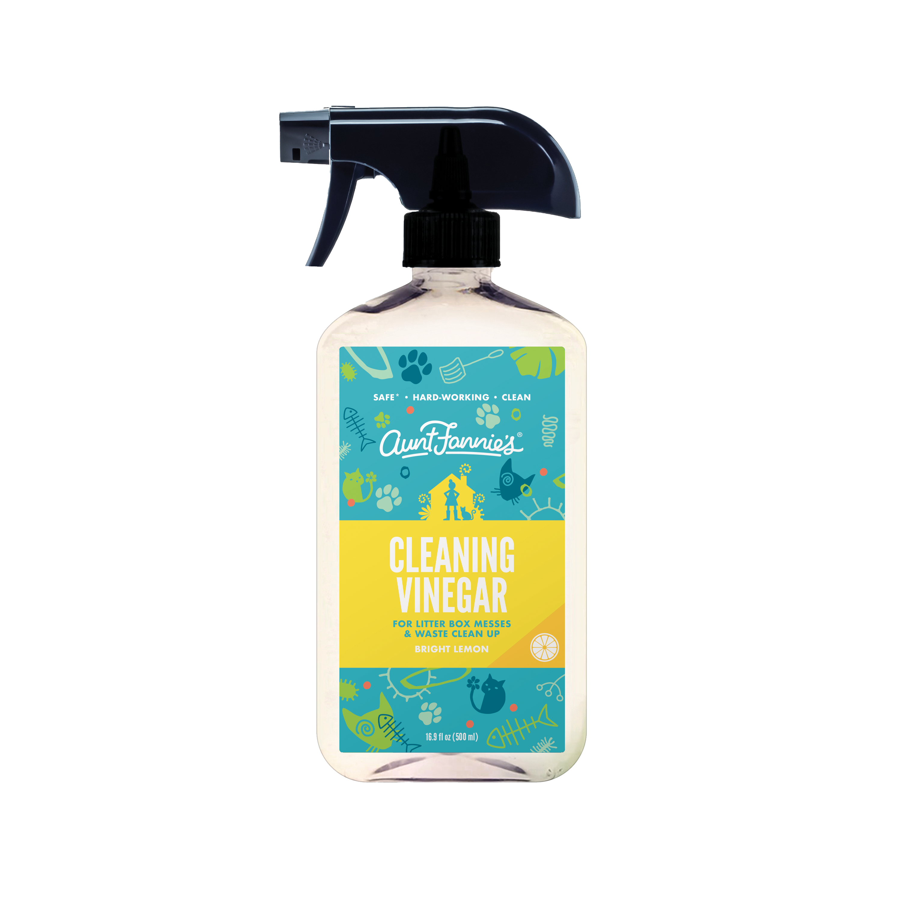 Floor Cleaner, Vinegar Wash Concentrate, Bright Lemon, 32 oz (946 ml)