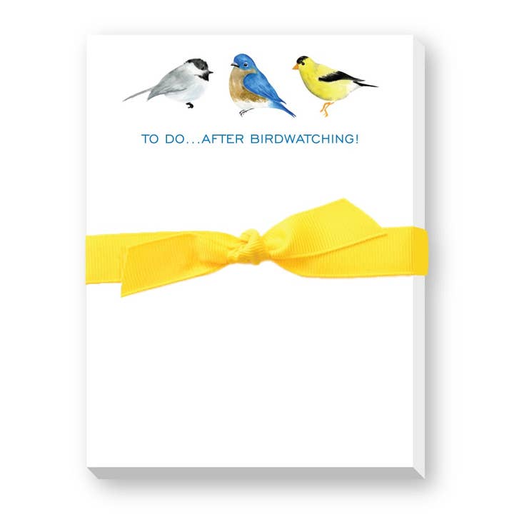 TO DO AFTER BIRDWATCHING MINI NOTEPAD for wholesale by Donovan Designs