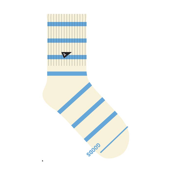 Calcetín de tripulación - Raya de acero para venta al por mayor de Arvin Goods