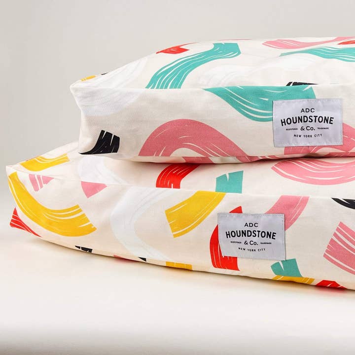 Houndstone Dog Bed, Waterproof Liner, Made in USA - Brushed Confetti for wholesale by ADC Houndstone & Co.