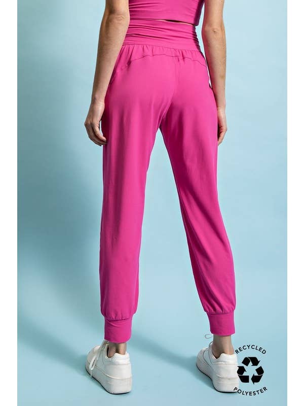 Sunday Morning - Wholesale Athletic Sweatpants/Joggers - Women's - P2165PL37-Plus Size Butter Soft Solid Jogger with Pockets13