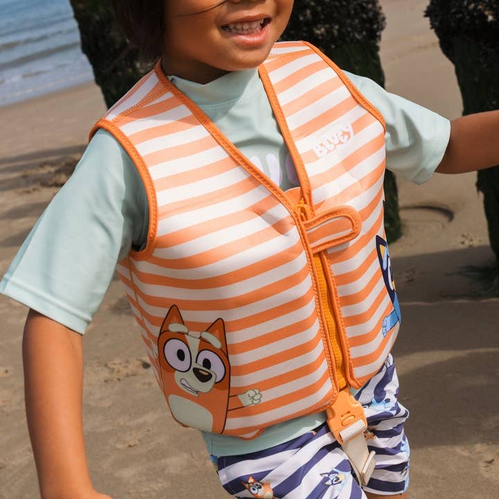 Colete de Natação - Laranja - Bluey por atacado de Swim Essentials