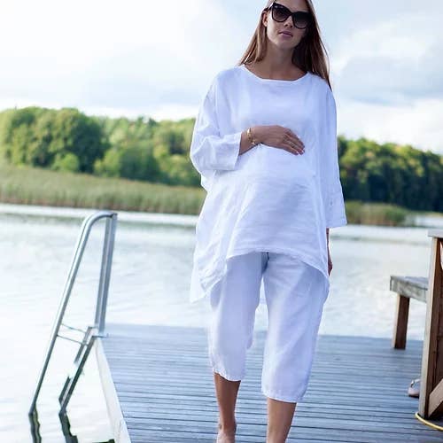 Conjunto Magnolia Pantalón cropped para venta al por mayor de EKIN FROG