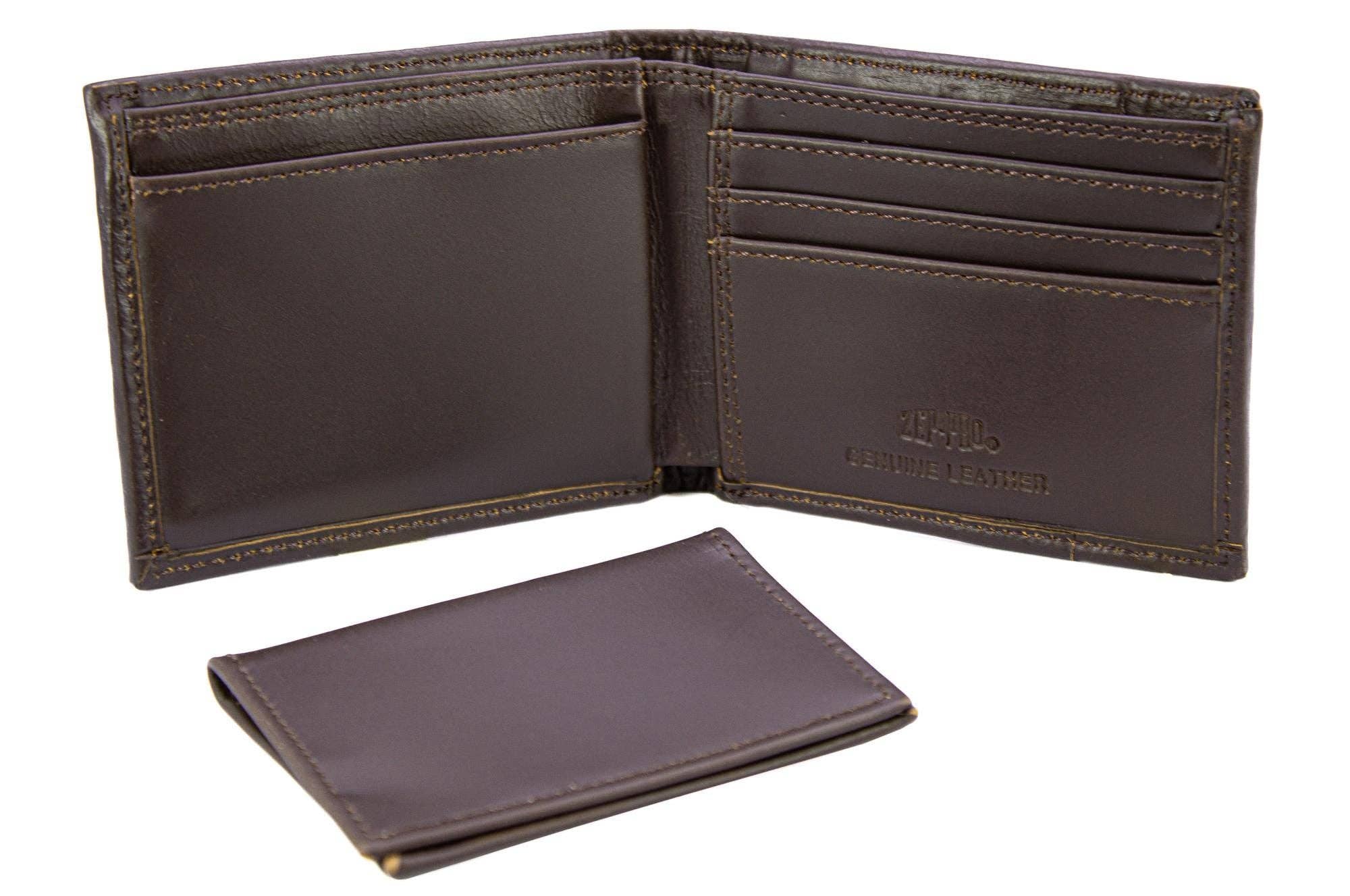 Zep-Pro - Wholesale Wallet - Men's - Tennessee Vols Men's Bifold Old School Camo Leather Wallet.4