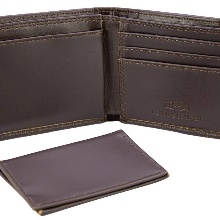 Zep-Pro - Wholesale Wallet - Men's - Georgia Bulldogs Men's Bifold Old School Camo Leather Wallet.4