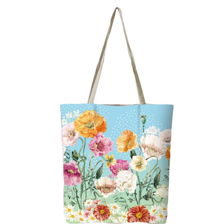 Summer Poppies - Reusable Shopping Bags for wholesale by Amber Bright Creations