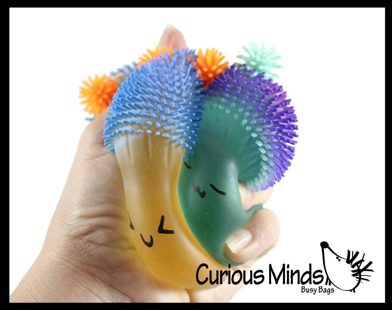 Curious Minds Toys - Wholesale Fidget Toy - Kids - 1 Mushroom Sugar Puffer Ball - Thick Glue/Gel Syrup Molasses17