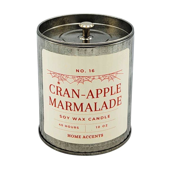Bougies de ferme d'automne à la marmelade de canneberge et de pomme Décor d'Halloween pour la vente par Home Accents By Driftless