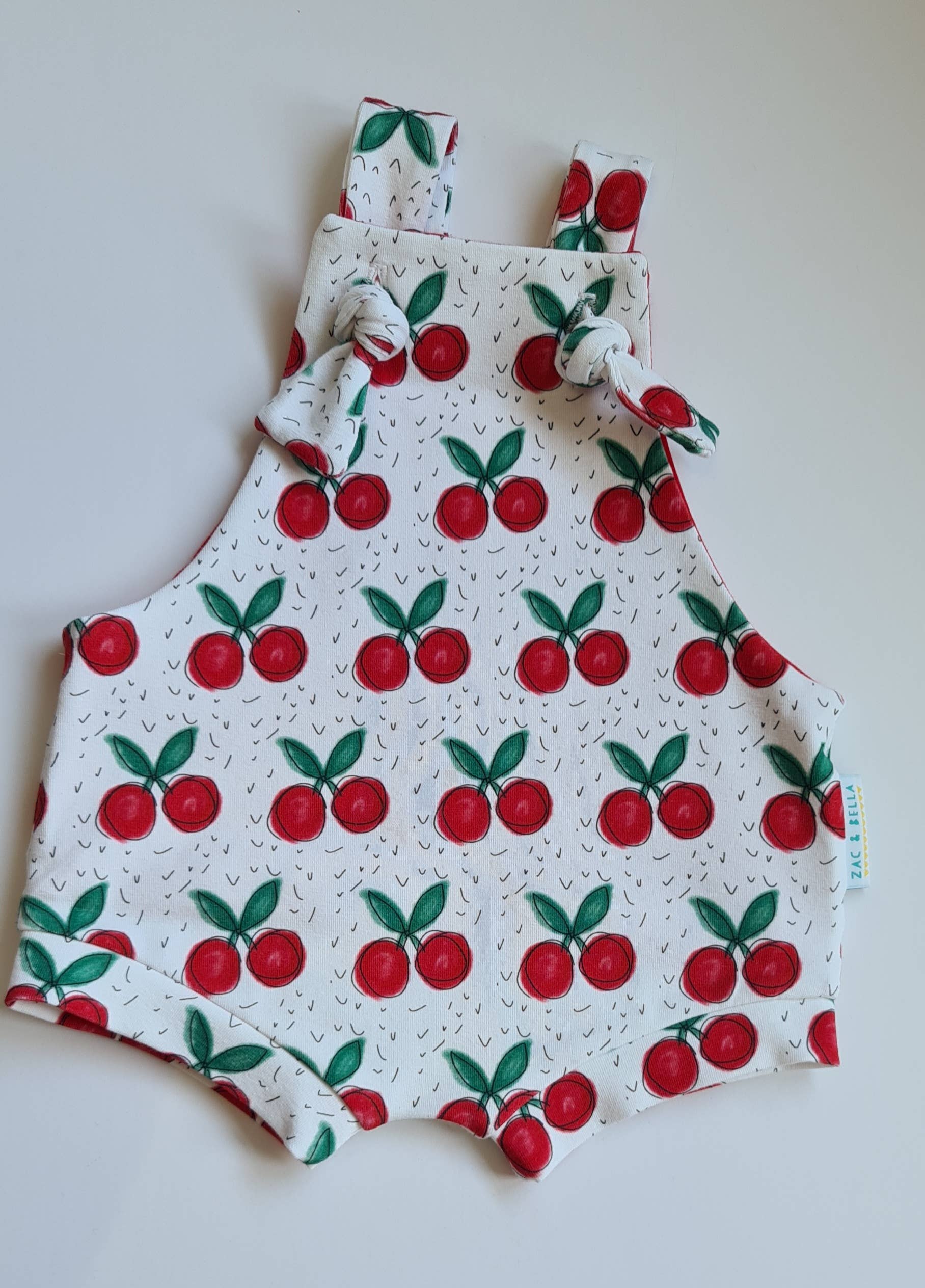 Zac & Bella – Engroshandel Bodysuit - Baby – Kirsebær Sommer Romper