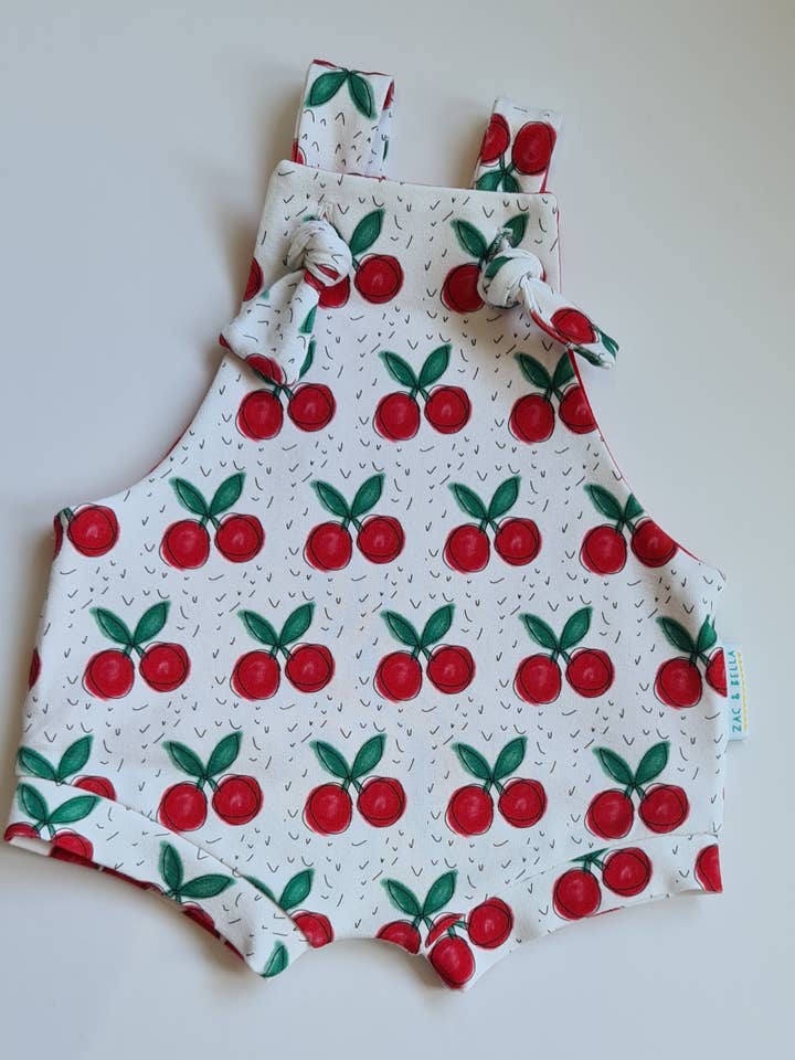 Zac & Bella – Engroshandel Bodysuit - Baby – Kirsebær Sommer Romper0