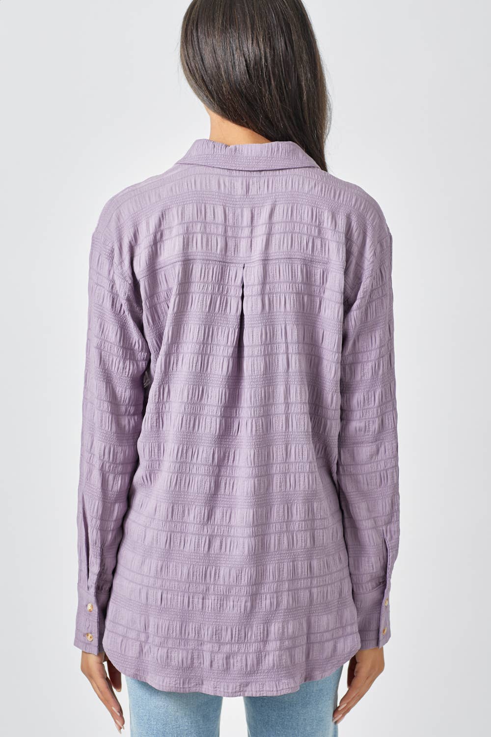 Mystree - Wholesale Button Down Shirt - Women's - 60209 Textured Button Down Shirt10