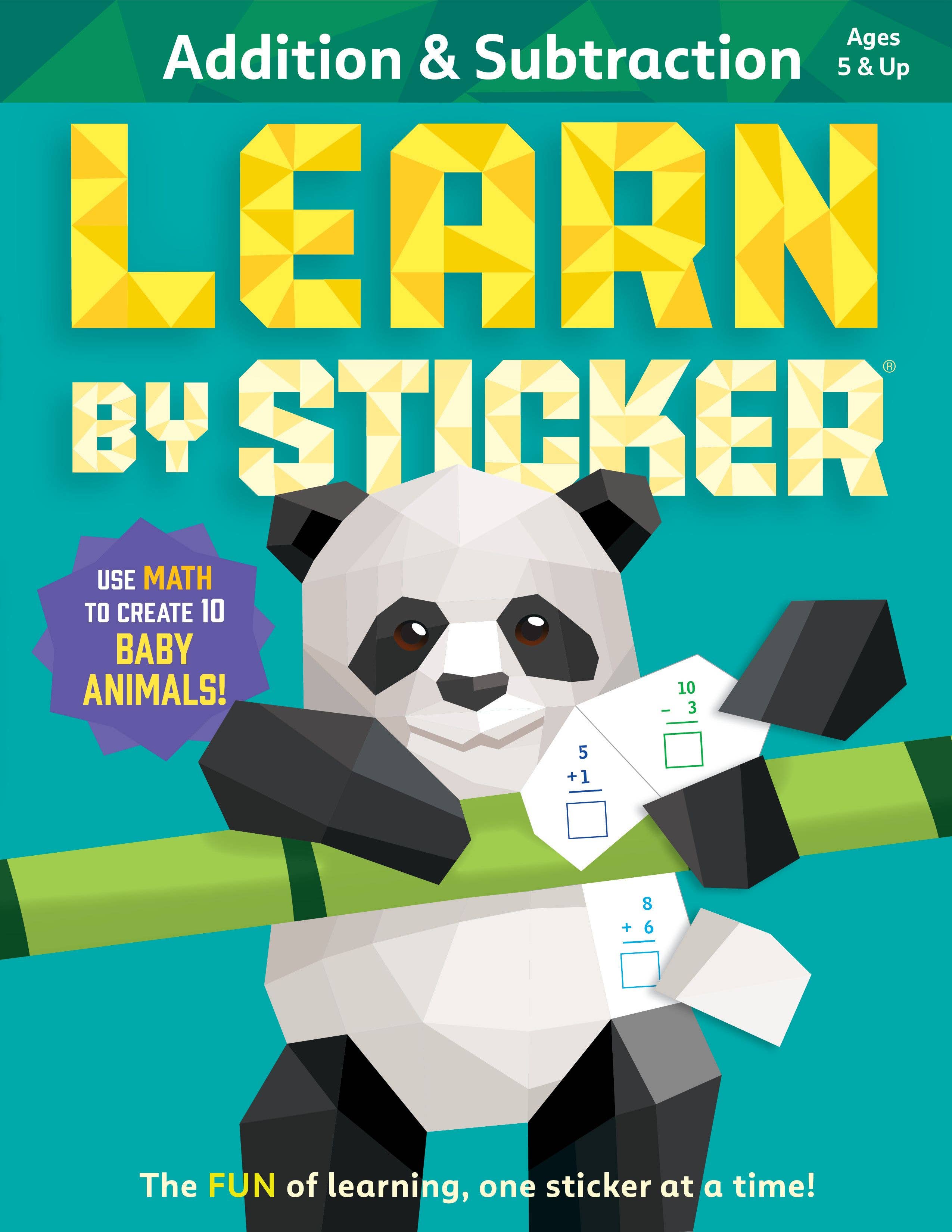 Hachette Book Group - Wholesale Sticker - Kids & Baby - Learn by Sticker: Addition and Subtraction0