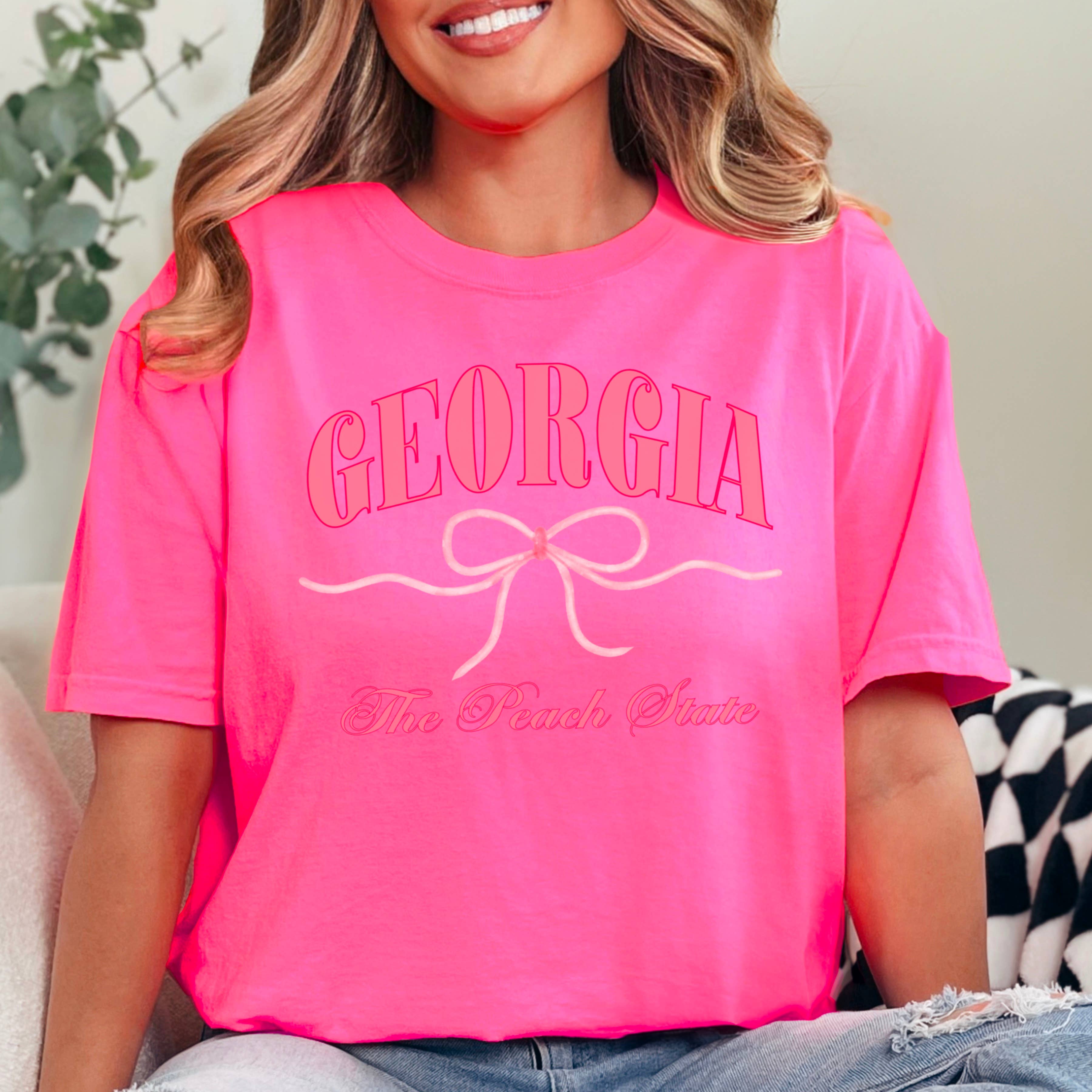 Shoppe SHC – wholesale T-shirt (graphic) – women's – Coquette Tee | Georgia Tee | Ladies Graphic Tee7