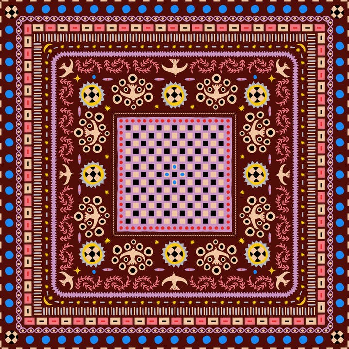 Birds Bandana for wholesale by Mur by Ayca