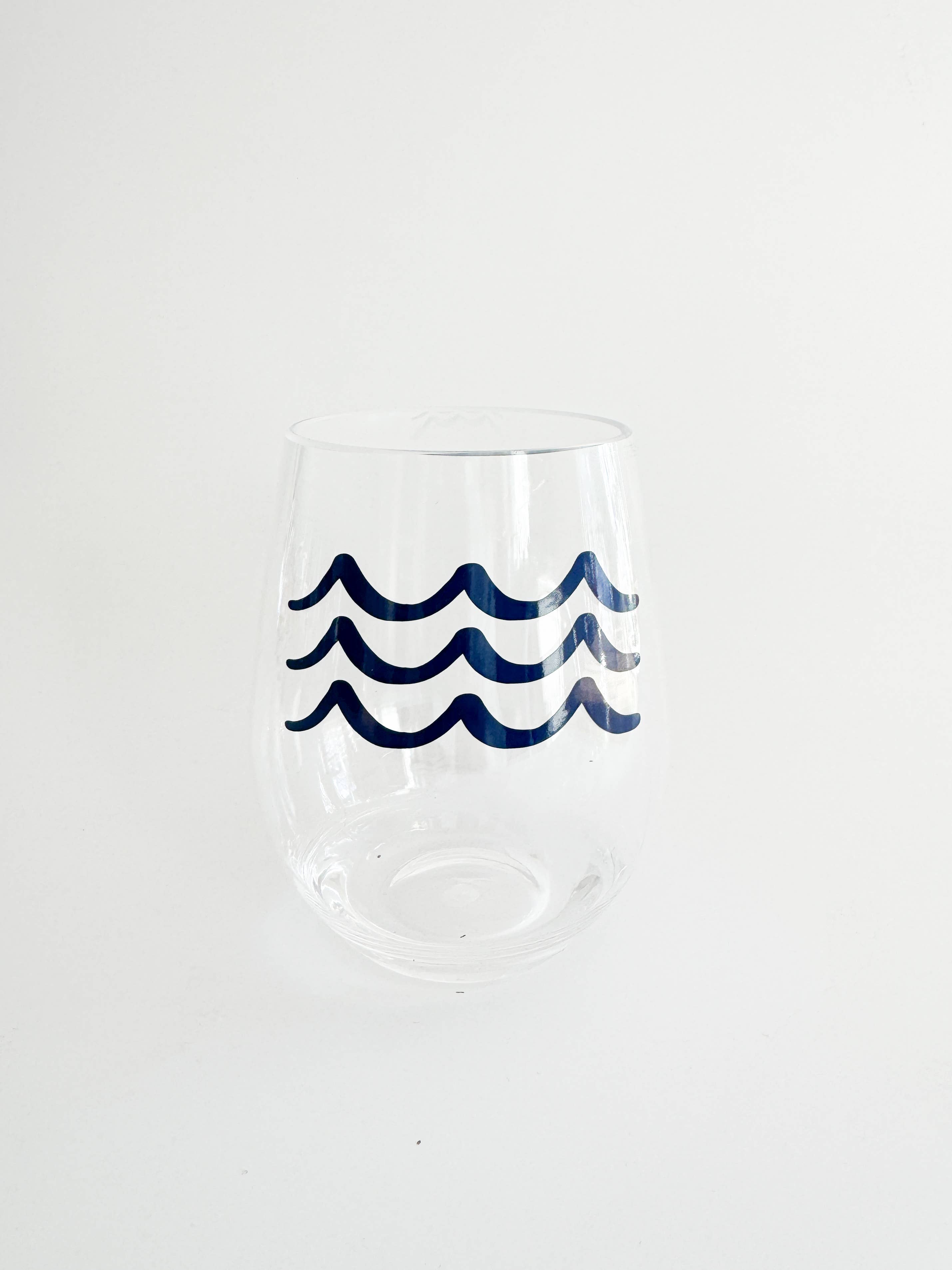 Everything Labeled | Coastal & Custom Drinkware - Wholesale Wine Glass - Coastal Acrylic Wine Glass Starter Pack – 24 pc Best Sellers5