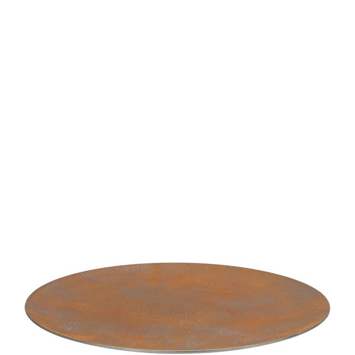 Vosteen - Wholesale Outdoor Ornament/Decor - Plastic plate style, D25cm, rust
