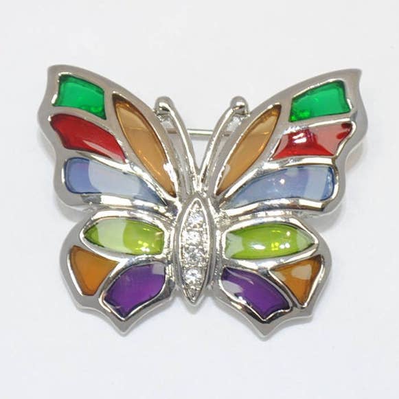 Epoxy Schmetterling Brosche für den Großhandel von Declic