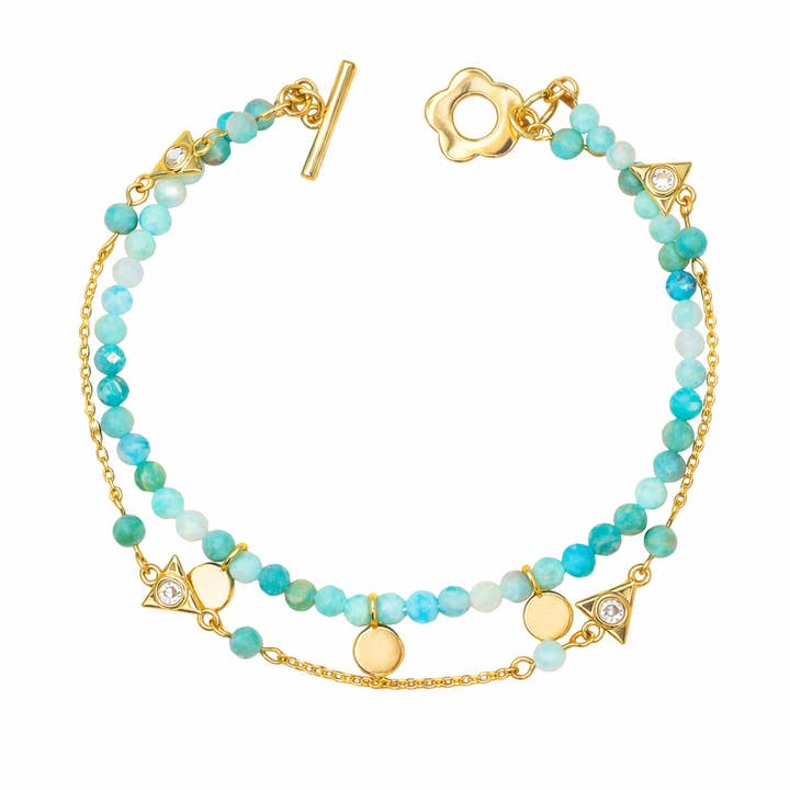Garden Bloom Layer Bracelet for wholesale by LA MENO