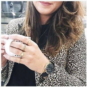 Charmin's Ringen - Wholesale Band/Stacked Ring - R341 Gold 'Sanded' Ring