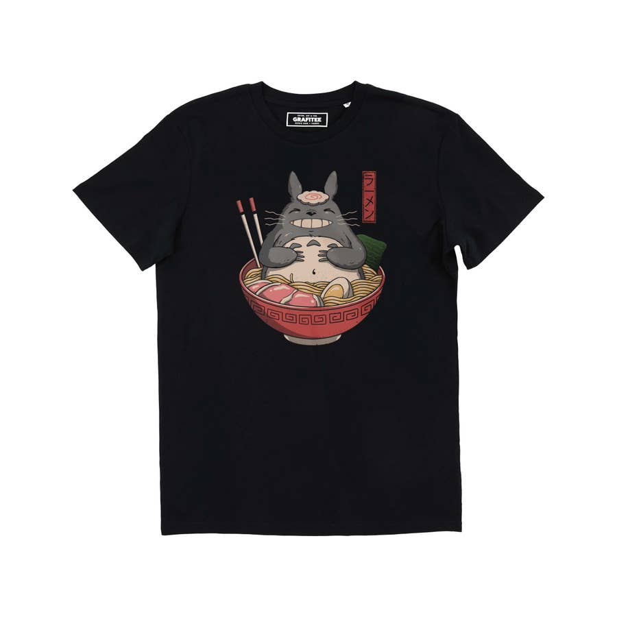 Totoro Ramen T-Shirt - Food and Anime Japan T-Shirt for wholesale by Grafitee