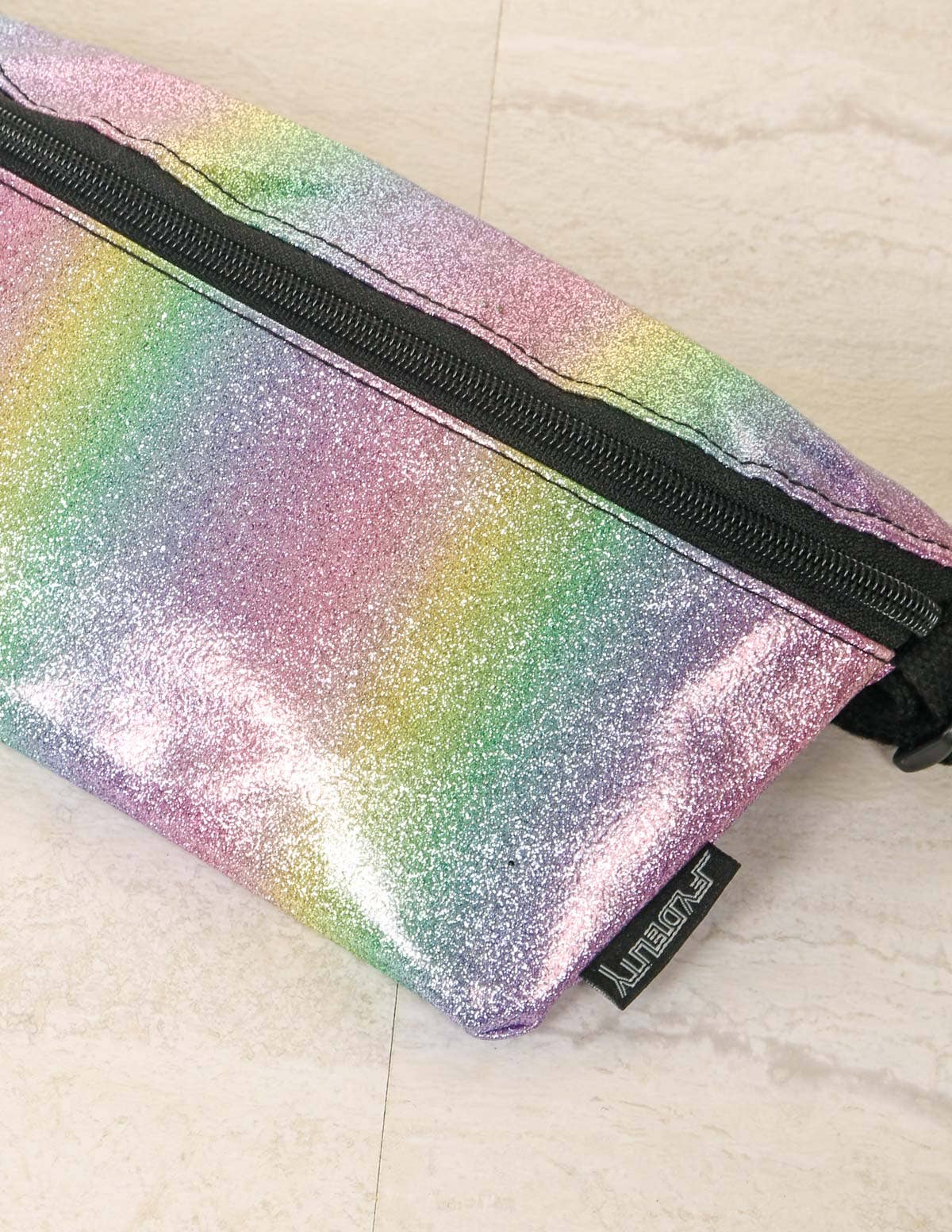 Fydelity - Wholesale Belt Bag - Women's - 83132: Fanny Pack | Slim | Dazzler Rainbow Glitter0
